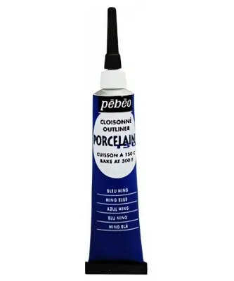 č.04 - Kontura PORCELAIN 150 č.04 (Pébéo) - 20ml  modrá