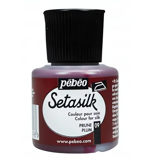 Setasilk č.9 - 45 ml švestkově fialová Pebeo