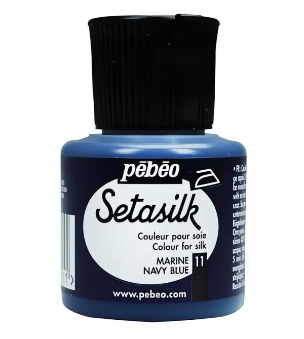 Setasilk č.11 - 45 ml námořnická modř Pebeo