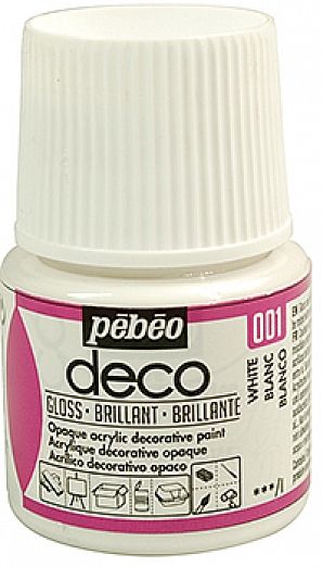 P.BO Déco lesklé 45 ml (Pébéo) - White