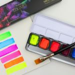 Box akvarelů FINETEC 6ks - Neon