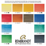 Sada akvarelů Rembrandt 12 pánviček kov