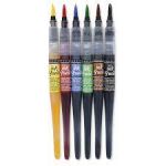 Sada Ink Brush synthetics 6 ks (Trendy colours)