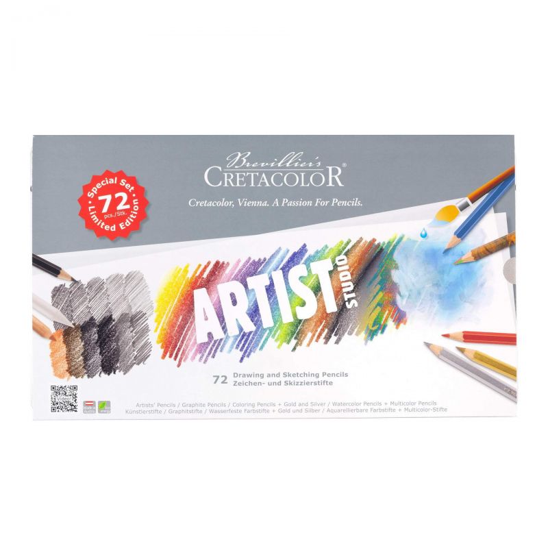 Sada uměleckých pastelek a tužek (Cretacolor) - 72ks