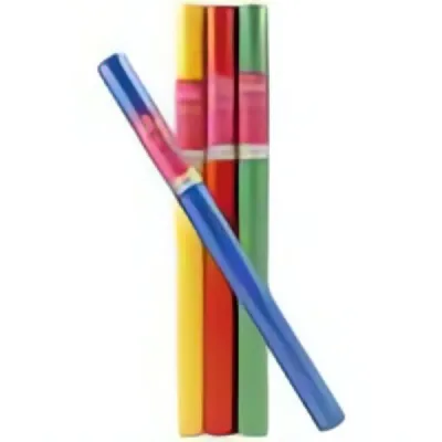 Hedvábný papír role 0,5x5m 20g - varianty | 01 White, 15 Lemon, 58 Orange, 06 Bright red, 57 Turquoise, 13 Ultramarine, 21 Bright green, 61 Sweet, 10 Lilac, 29 Black, 39 Gold, 40 Silver, 92 Copper