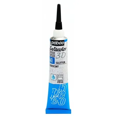 Kontura 3D Glitter 20 ml -  třpytivá iridescent