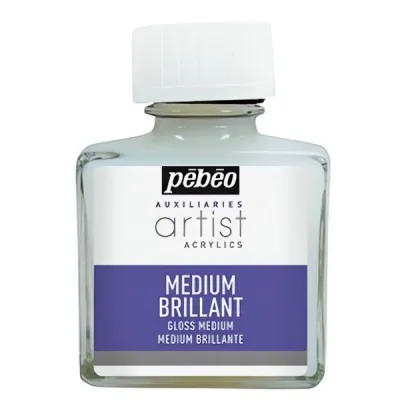 Lesklé médium pro akrylové barvy - různé velikosti | Lesklé médium pro akrylové barvy 75 ml, Lesklé médium pro akrylové barvy 250 ml