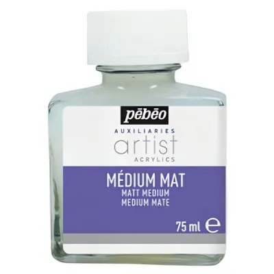 Matné médium pro akrylové barvy - různé velikosti | Matné médium pro akrylové barvy 75 ml, Matné médium pro akrylové barvy 250 ml