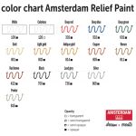 Reliéfní barva Amsterdam v tubě 20ml - varianty