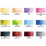 Sada profesionálních akvarelových barev (Gansai Tambi) - sada 12ks NEW