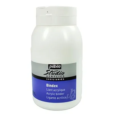 Studio Bindex lesklý pro akrylové barvy - různé velikosti | Studio Bindex lesklý pro akrylové barvy 100 ml, Studio Bindex lesklý pro akrylové barvy 250 ml, Studio Bindex lesklý pro akrylové barvy 500 ml, Studio Bindex lesklý pro akrylové barvy 1 l