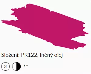 Olejové barvy UMTON č.94 - 20ml Magenta Cardinal NEW