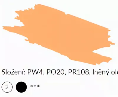 Olejové barvy UMTON č.98 - 20ml  růžová lososová  NEW