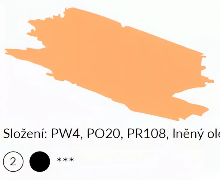 Olejové barvy UMTON č.98 - 20ml růžová lososová NEW