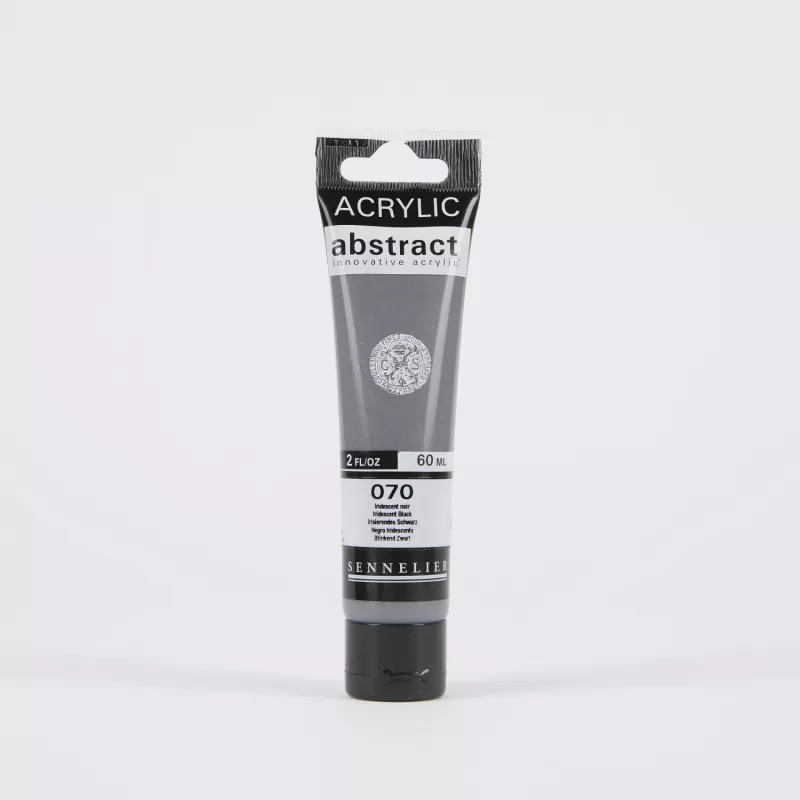 Akrylová barva Abstract (Sennelier) 60 ml - varianty - 070 Iridescent Black