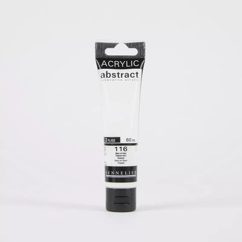 Akrylová barva Abstract (Sennelier) 60 ml - varianty - 116 Titanium White