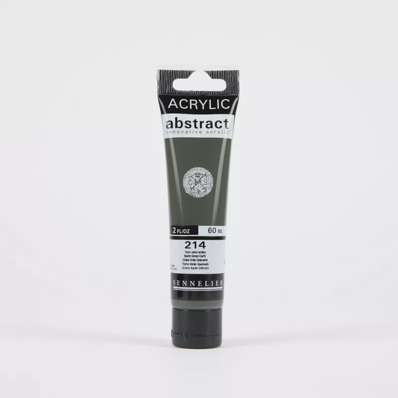 Akrylová barva Abstract (Sennelier) 60 ml - varianty - 214 Burnt Green Earth