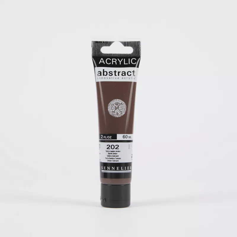 Akrylová barva Abstract (Sennelier) 60 ml - varianty - 202 Burnt Umber