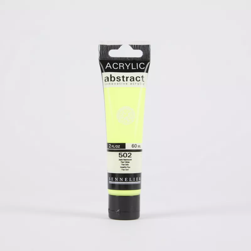 Akrylová barva Abstract (Sennelier) 60 ml - varianty - 502 Fluo Yellow