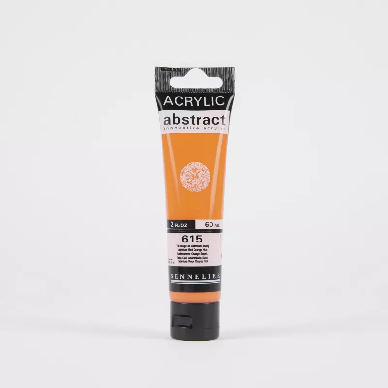 Akrylová barva Abstract (Sennelier) 60 ml - varianty - 615 Cadmium Red Orange Hue