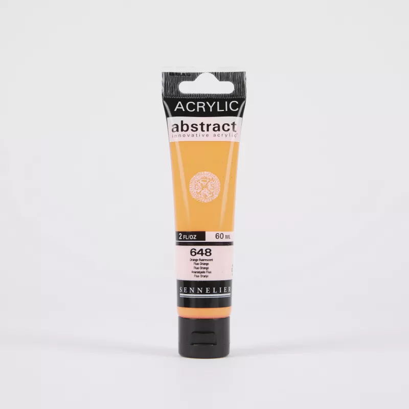 Akrylová barva Abstract (Sennelier) 60 ml - varianty - 648 Fluo Orange