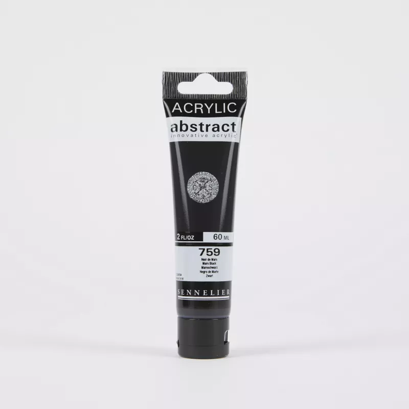 Akrylová barva Abstract (Sennelier) 60 ml - varianty - 759 Mars Black