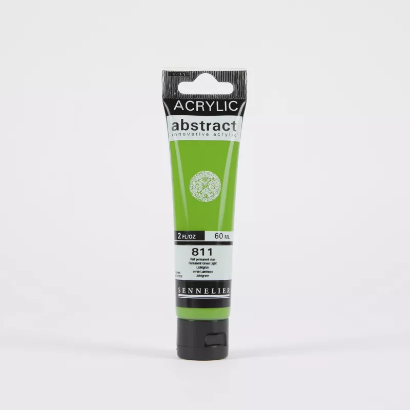 Akrylová barva Abstract (Sennelier) 60 ml - varianty - 811 Permanent Green Light