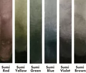 Akvarelové barvy Gansai Tambi Sumi Colours Set - 6 odstínů