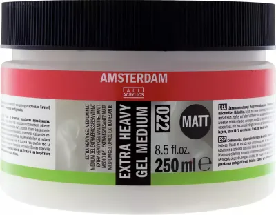 Extra Heavy gelové médium matné Amsterdam - 250 ml