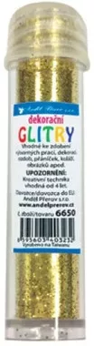 Glitter sypký 6g - zlatý