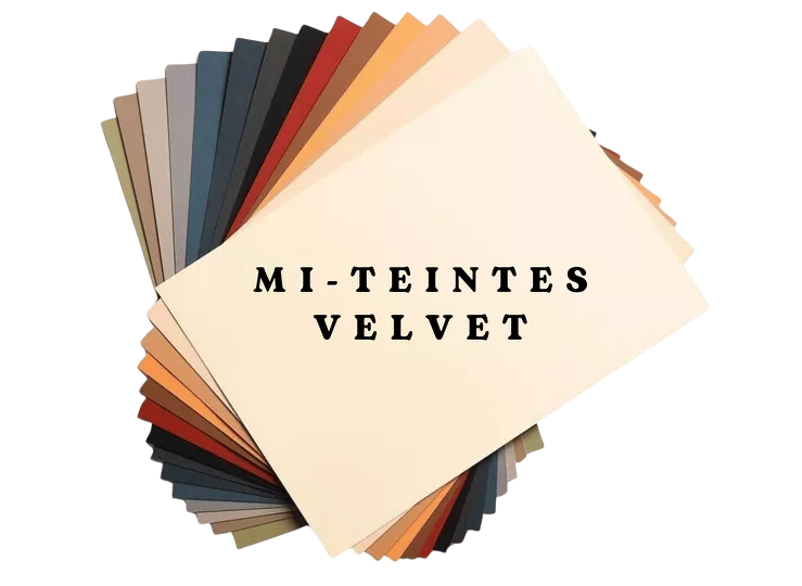 Mi-Teintes VELVET sametový pastel papír 430g 50x65 - varianty