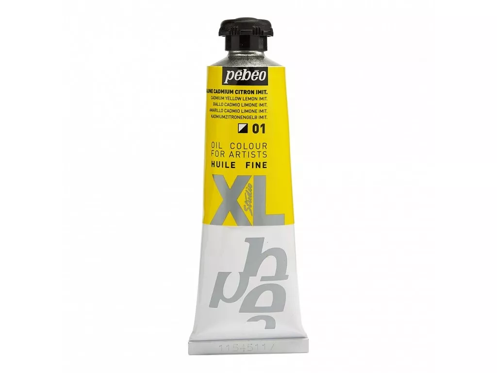 Olejové barvy Pébéo Studio XL 37ml - 56 odstínů - Barva	937-01 Kadmium citrónové žluté imit.