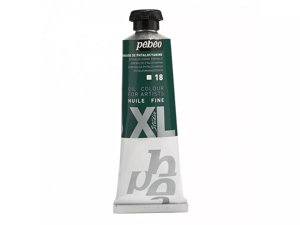 Olejové barvy Pébéo Studio XL 37ml - 56 odstínů - Barva	937-18 Zeleň smaragdová