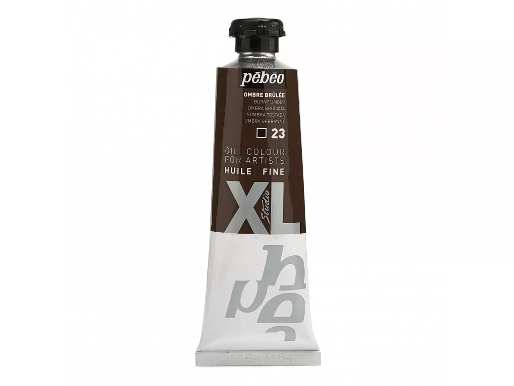 Olejové barvy Pébéo Studio XL 37ml - 56 odstínů - Barva	937-23 Umbra pálená