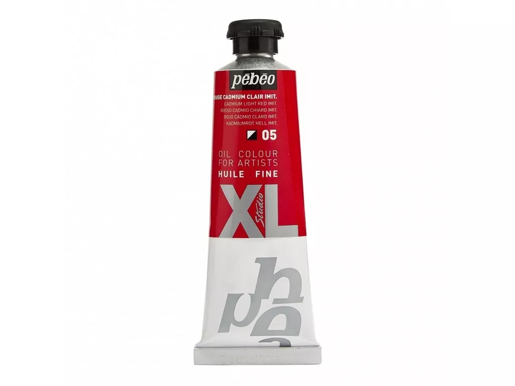 Olejové barvy Pébéo Studio XL 37ml - 56 odstínů - Barva	937-05 Kadmium červené světlé imit.