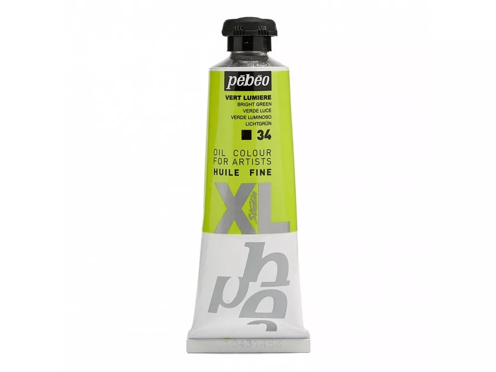 Olejové barvy Pébéo Studio XL 37ml - 56 odstínů - Barva	937-34 Brilantní zeleň