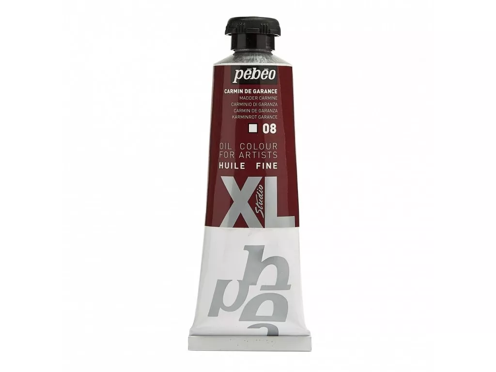 Olejové barvy Pébéo Studio XL 37ml - 56 odstínů - Barva	937-08 Karmínová červeň Madder