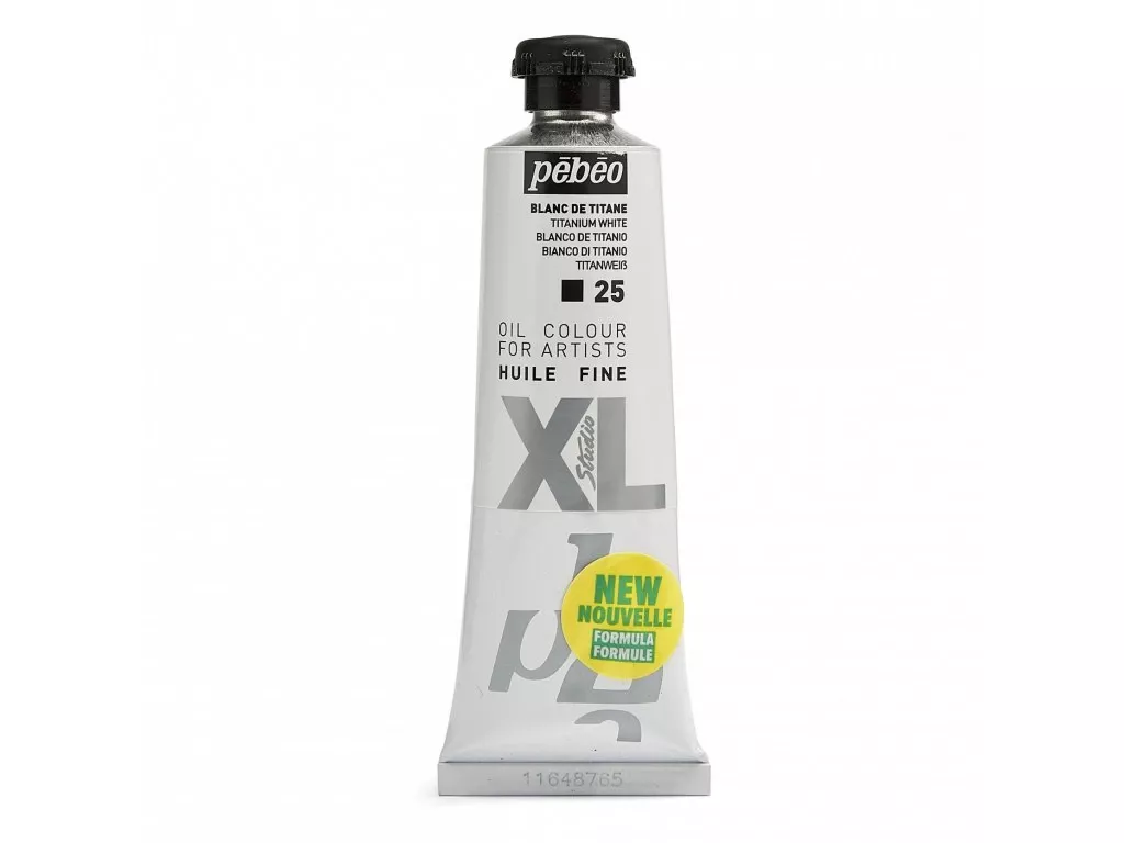 Olejové barvy Pébéo Studio XL 37ml - 56 odstínů - Barva	937-25 Běloba titanová