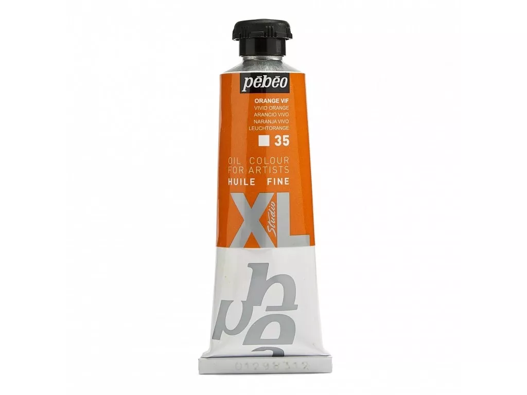 Olejové barvy Pébéo Studio XL 37ml - 56 odstínů - Barva	937-35 Svěží oranžová