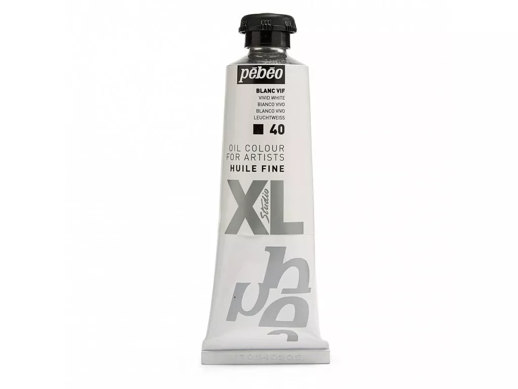 Olejové barvy Pébéo Studio XL 37ml - 56 odstínů - Barva	937-40 Běloba svěží