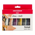 Sada akrylů Amsterdam Standard - Portrait 6 x 20ml