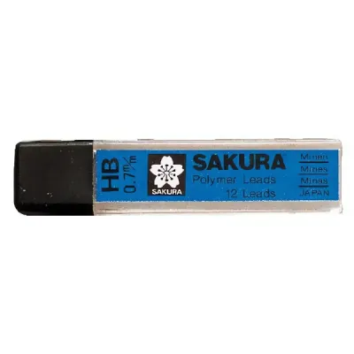 Tuhy do mechanické tužky Sakura 0,7 mm HB