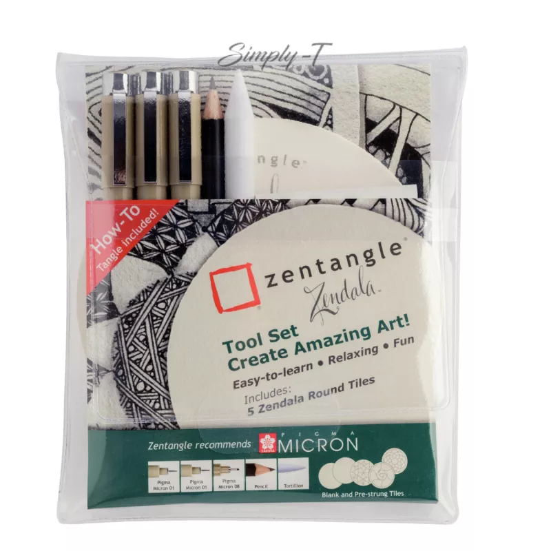 Zentangle® Zendala Tools - sada pro relaxační kresbu