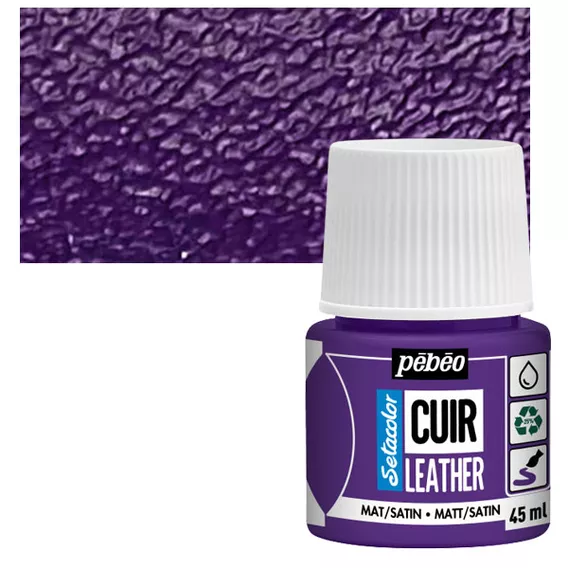 Setacolor Leather 45 ml - 36 odstínů - 09 Aubergine violet
