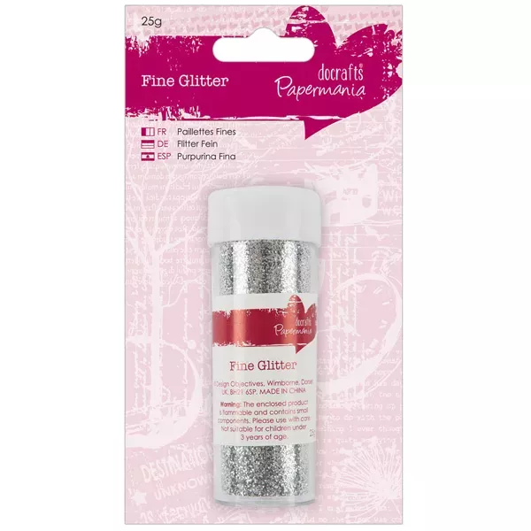 Třpytky stříbrné (25g)