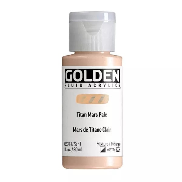 Akrylová barva Golden FLUID 30 ml - varianty - Titan Mars Pale 30ML 2376