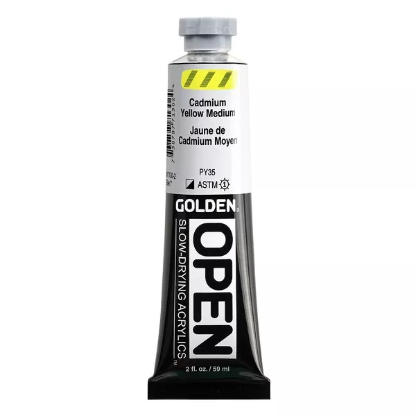 Akrylová barva Golden Open Slow Drying 59 ml - varianty - Cadmium Yellow Medium 7130