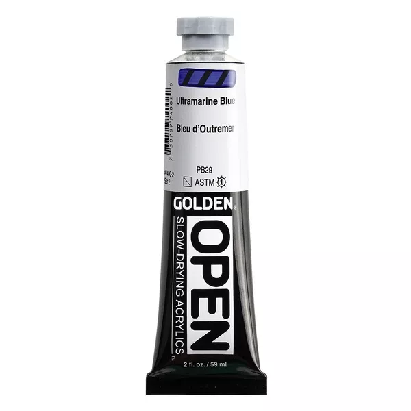 Akrylová barva Golden Open Slow Drying 59 ml - varianty - Ultramarine Blue 7400