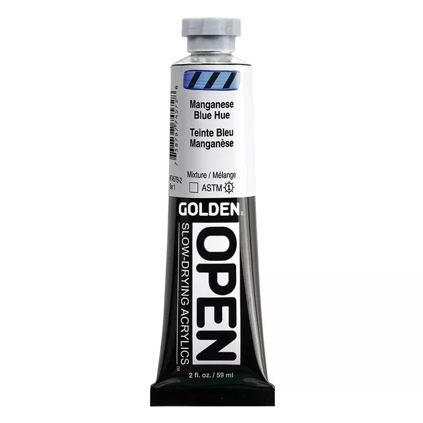 Akrylová barva Golden Open Slow Drying 59 ml - varianty - Manganese Blue Hue 7457