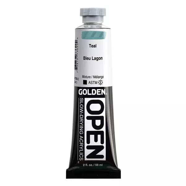 Akrylová barva Golden Open Slow Drying 59 ml - varianty - Teal 7369